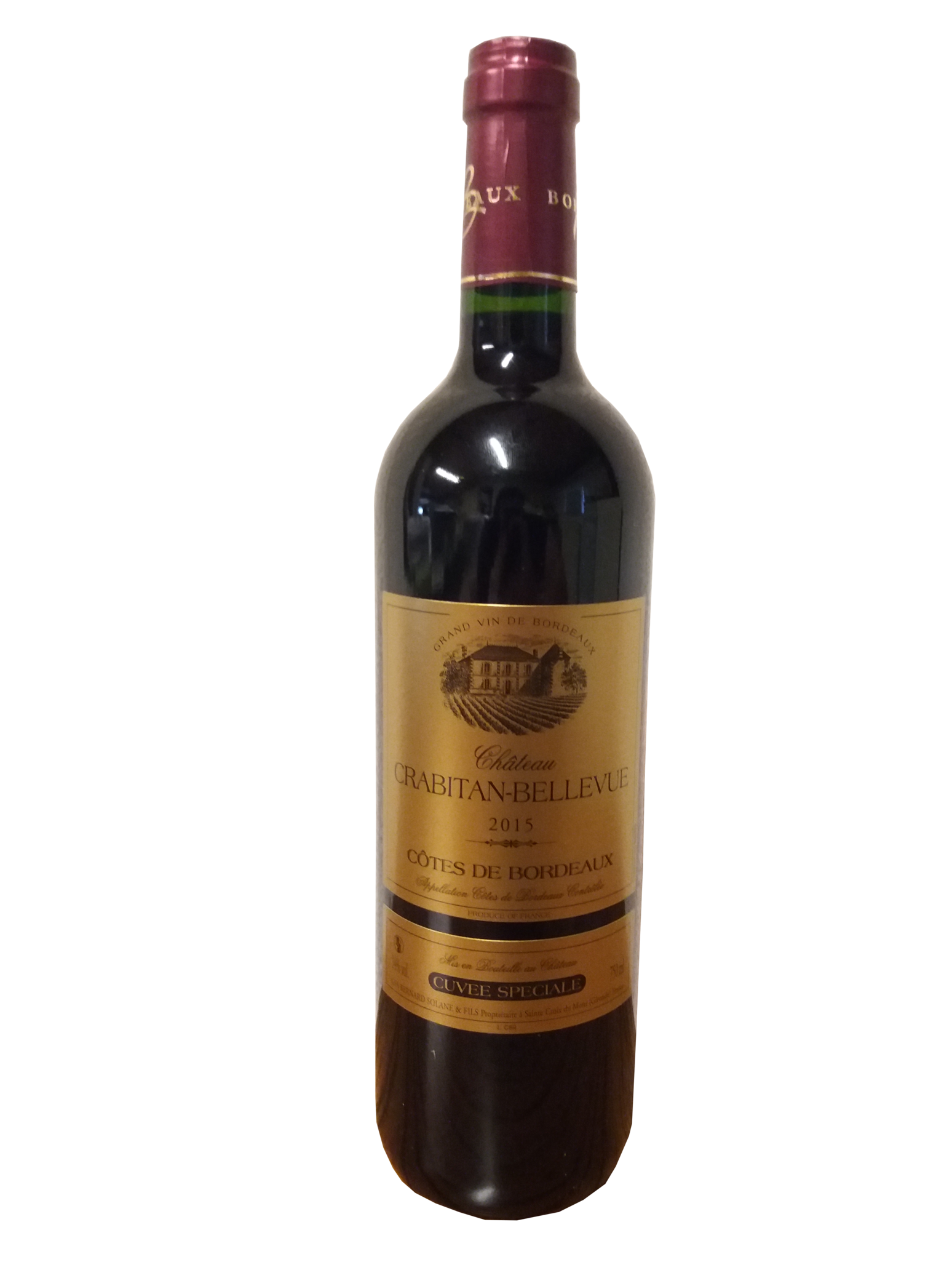 Côtes de Bordeaux Rouge 2015<br/>Special Cuvée